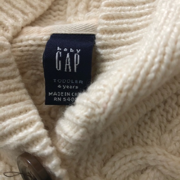 Gap cable sweater 4T - Picture 2 of 2